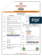 NSTSE Class 01 - Solution - Paper 426 - 2017