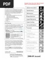 2008 Honda Accord Service Repair Manual Pdf Airbag Automatic Transmission