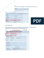 Here We Can See The Check Mode and ATP Group (Availability Check in MM03) For The Respective SKU