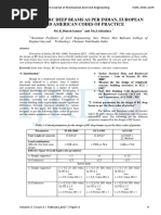 Design of RC Deep Beams As Per Indian, European and American Codes of Practice