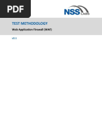 NSS Labs Web Application Firewall Test Methodology v2 1