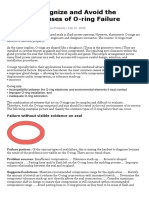 O Ring Troubleshoothing Guide | PDF | Extrusion | Applied And ...