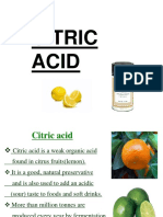 Industrial Production of Citric Acid