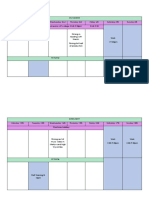 music video production schedual