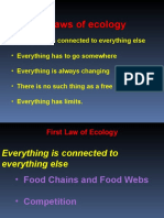 Laws of Ecology Lecture