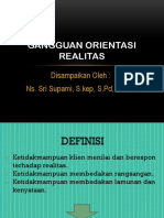 Gangguan Orientasi Realitas