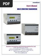 Multi Function Transducer User Manual