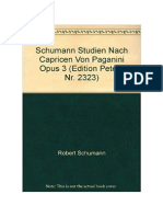 Schumann Werke 4 Peters Op 3 Scan Etudes After Paganini