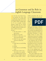 Spoken Grammar and Its Role in The English Language Classroom by Amanda Hilliard English Teaching Forum 2014 524 PDF