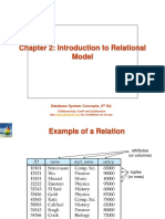 Chapter 2: Introduction To Relational Model: Database System Concepts, 6 Ed