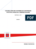 ADEME - Vocabulaire Des Systèmes de Conversion PV de L'énergie Solaire