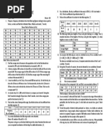 Statistics Test