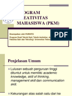 Program Kreativitas Mahasiswa (Pkm)2012