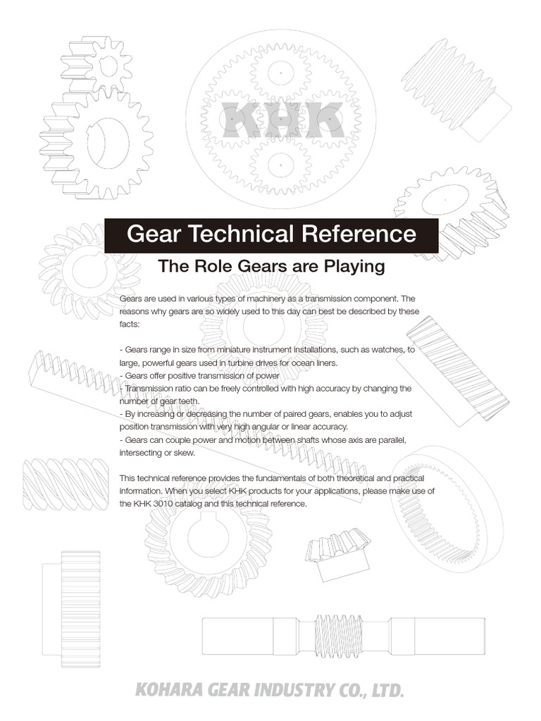 Gear Technical Reference Guide | PDF | Gear | Mechanical Engineering