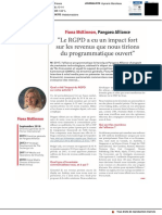 Fiona McKinnon (Pangaea Alliance) Le RGPD a Eu Un Impact Fort Sur Les Revenus Que Nous Tirions Du Programmatique Ouvert