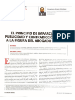 El Principio de Imparcialidad, Publicidad y Contradicción de Cara A La Figura Del Abogado Ayudante