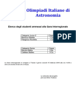 Ammessi garaIR OliAstro 2019