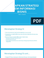 Pertemuan 6 Menetapkan Strategi SI Bisnis