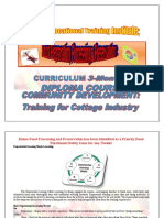 Food Preservation Curricullum 3 Months