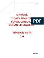 Como Llenar Un Formulario de Obras Literarias