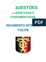 Exercicios Do Regimento Interno Do TCEPB (1)