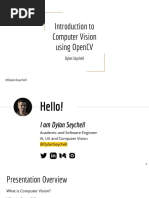 Introduction To Computer Vision by Dylan Seychell