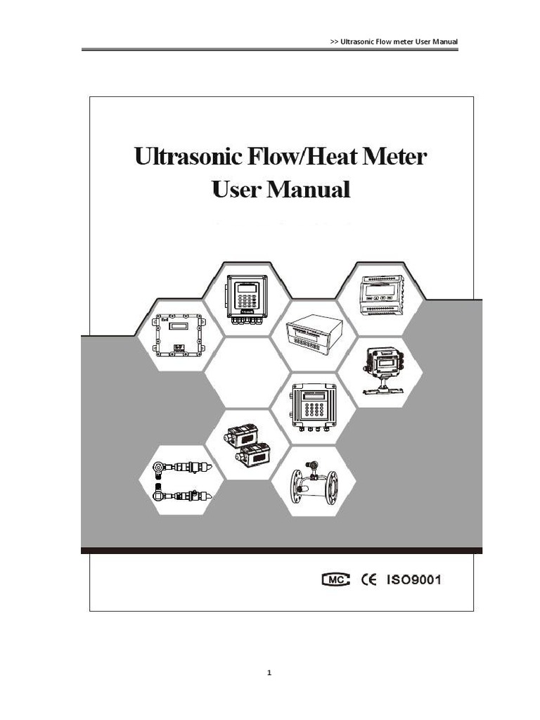 TUF-2000 Ultrasonic Flow Meter Manual | PDF | Menu (Computing) | Flow ...