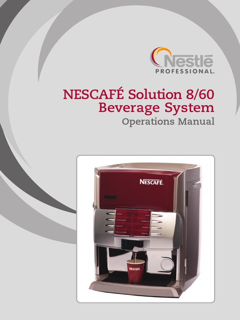 Handleiding Nescafe Alegria 860 Instant Koffieautomaat 3 PDF | PDF ...