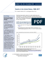 Drug Overdose Deaths in The United States, 1999-2017: NCHS Data Brief No. 329 November 2018
