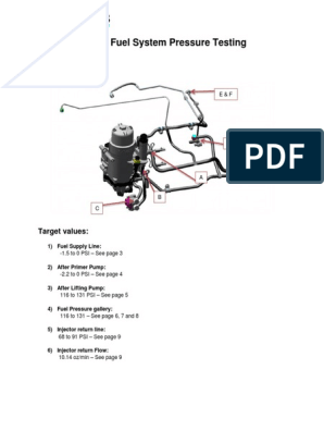 Tmo 271829752 Paccar Low Side Fuel System Pressure Testing 1 Pdf Valve Fuel Injection