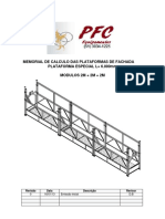 Memorial de Calculo Plataforma M-2+2+2 - ESPECIAL