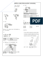 Criptoaritmética Mult Divis