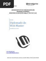 Diplomado de Web Master