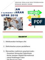 2018 - Peraturan Pendaftaran