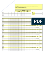 Central Toronto Volleyball Score Sheet