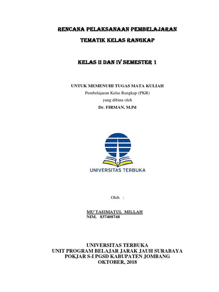 Download Rpp Kelas Rangkap Model 331 Kanal Jabar