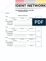 Quiz Bee Registration Form