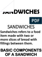 Sandwiches: Types, Components and How to Make