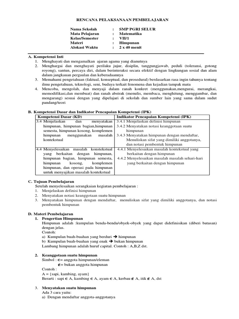 Nyatakan Himpunan Berikut Dengan Cara Mendaftar Anggotanya Dan