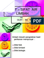 Sifat - Sifat Air Limbah