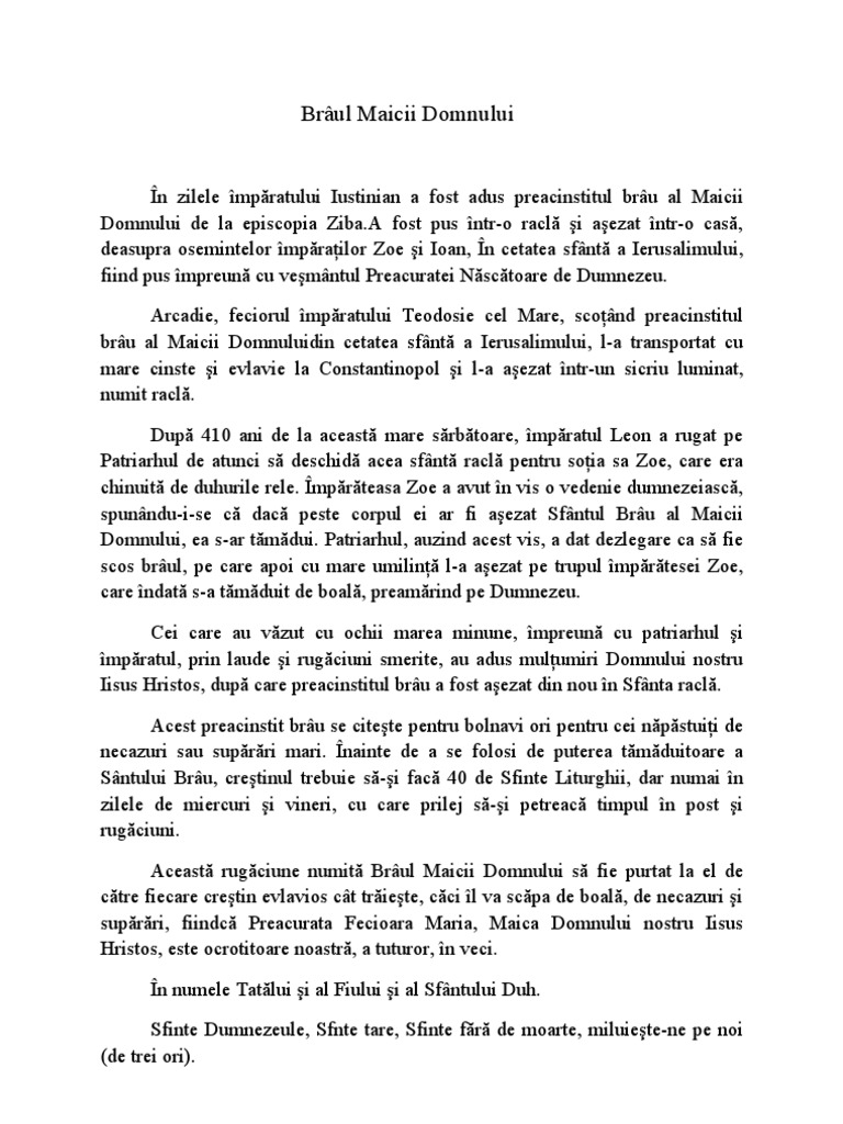 Braul Maicii Domnului