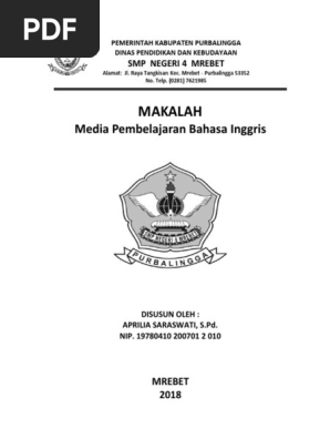 Makalah Media Pembelajaran Bahasa Inggris