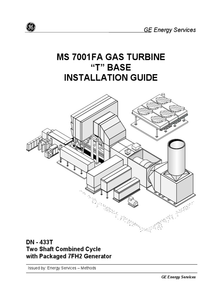 MS7001FA Gas Turbine Installation Guide | PDF | Gas Turbine | Hvac