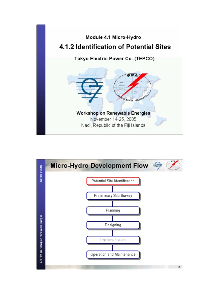Micro-Hydro Site Identification Guide | PDF | Contour Line | Drainage Basin