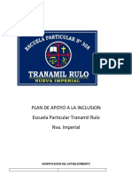 Plan de Apoyo A La Inclusion Actualizado 2019