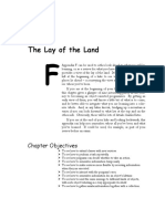 The Lay of The Land: Chapter Objectives
