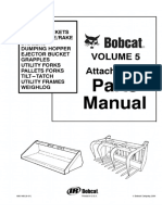 Bobcat Buckets, Rakes, Diggers, Grapples, Utility Forks, Pallet Forks, Tilt-Tatch, Utility Frames, Weighlog Attachments Parts Catalogue Manual PDF