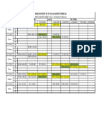 Indian Institute of Management Rohtak: TIME TABLE PGP TERM-VI (2017 - 2019 Batch) Pre Mid Term