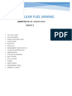 Nuclear Fuel Mining: Group 2