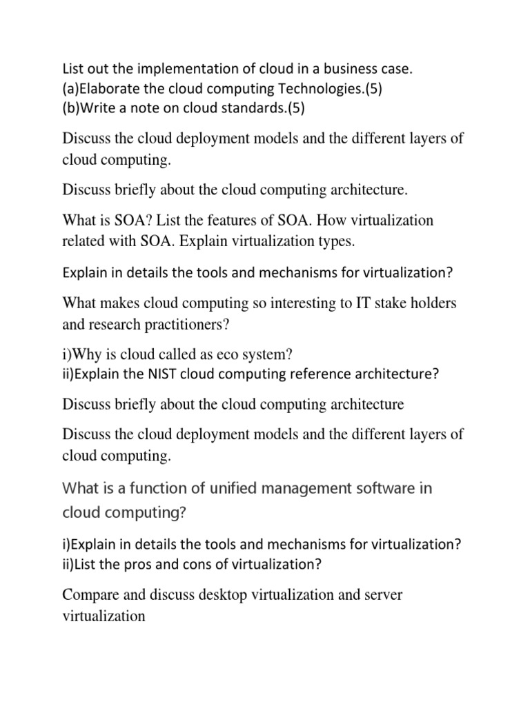 Cloud Computing Implementation Guide | PDF